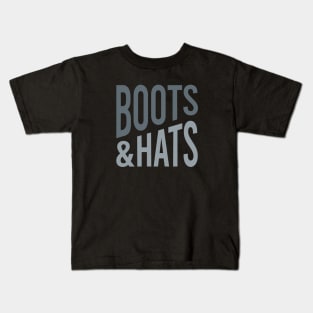 Farming Boots & Hats Kids T-Shirt